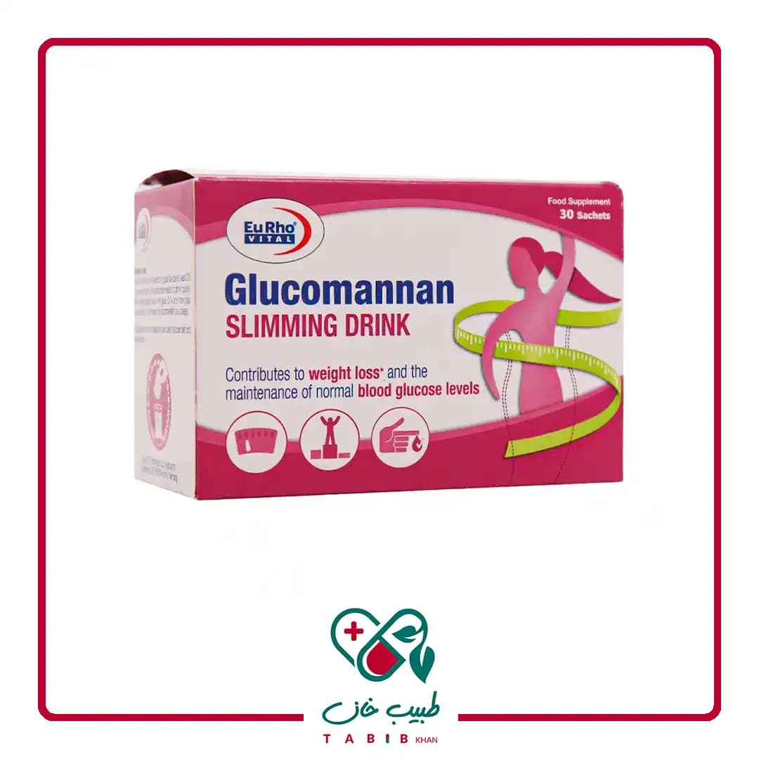 ساشه گلوکومانان یوروویتال 30 عددی/Eurhovital Glucomannan 30 Sachets