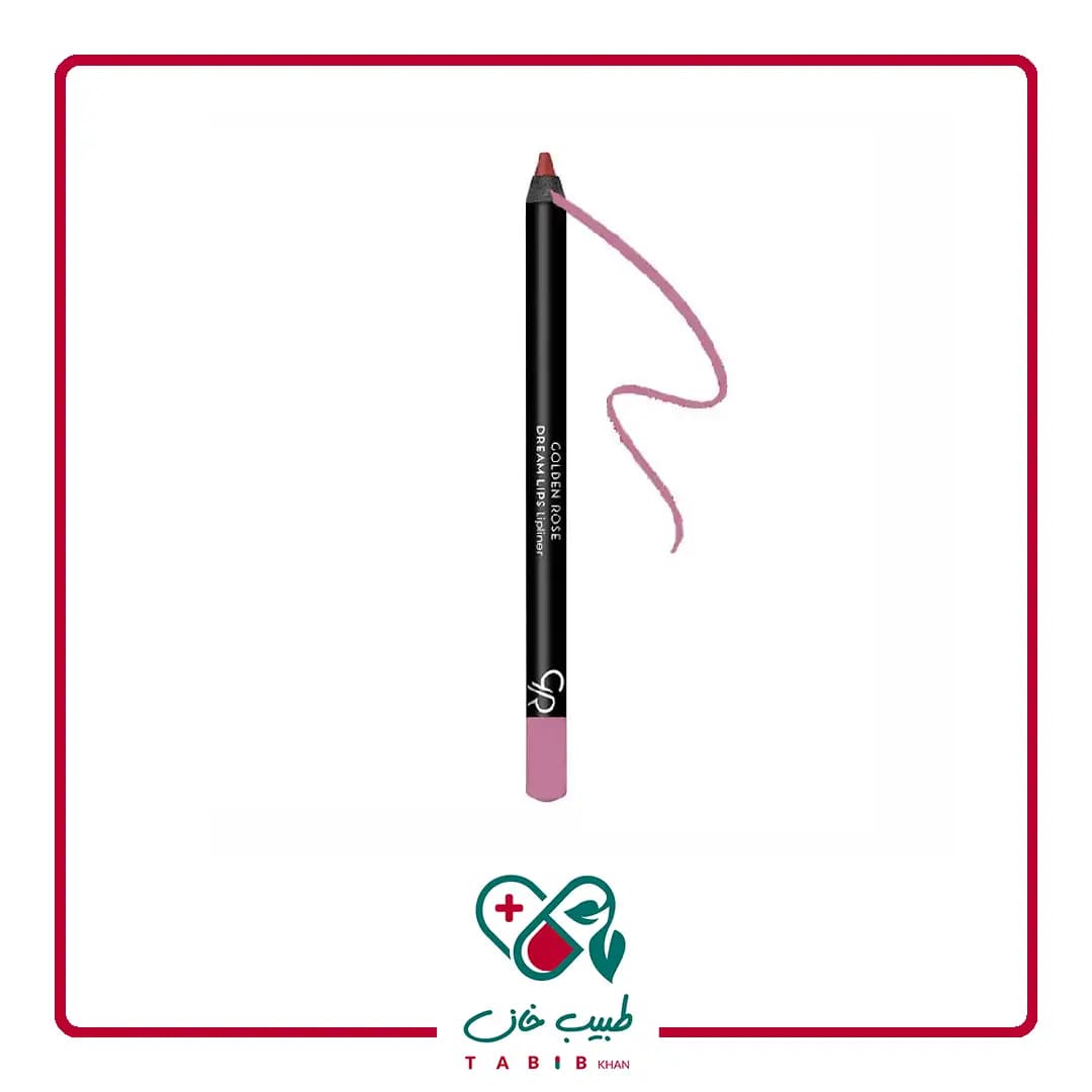 مداد لب بادوام مات گلدن رز مدل DREAM LIPS شماره 535/Golden Rose Dream Lips Lipliner No.535 — تصویر ۴