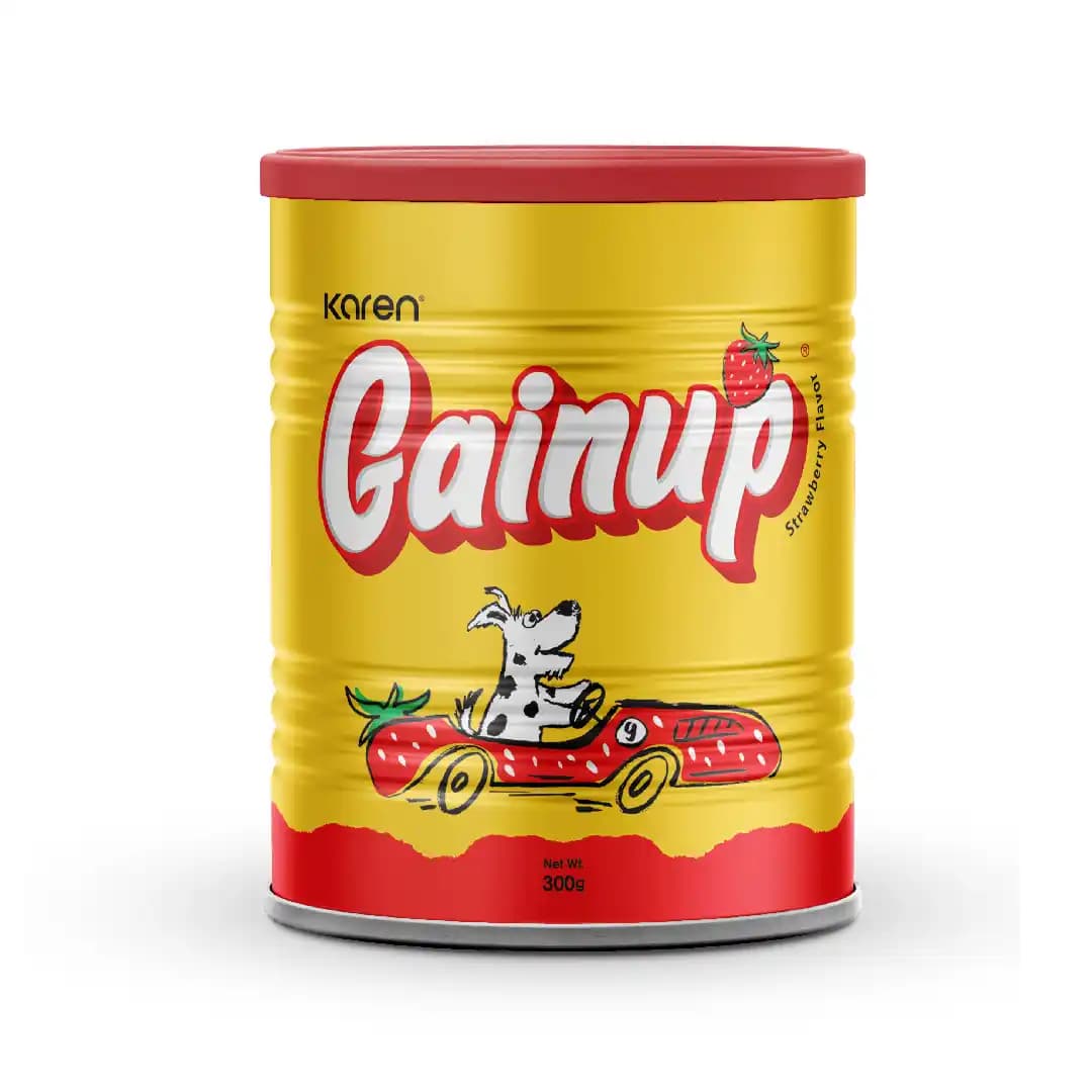 گین اپ کودکان کارن طعم توت فرنگی 300 گرم/Karen Gain Up Children Strawberry flavor Supplement 300 g