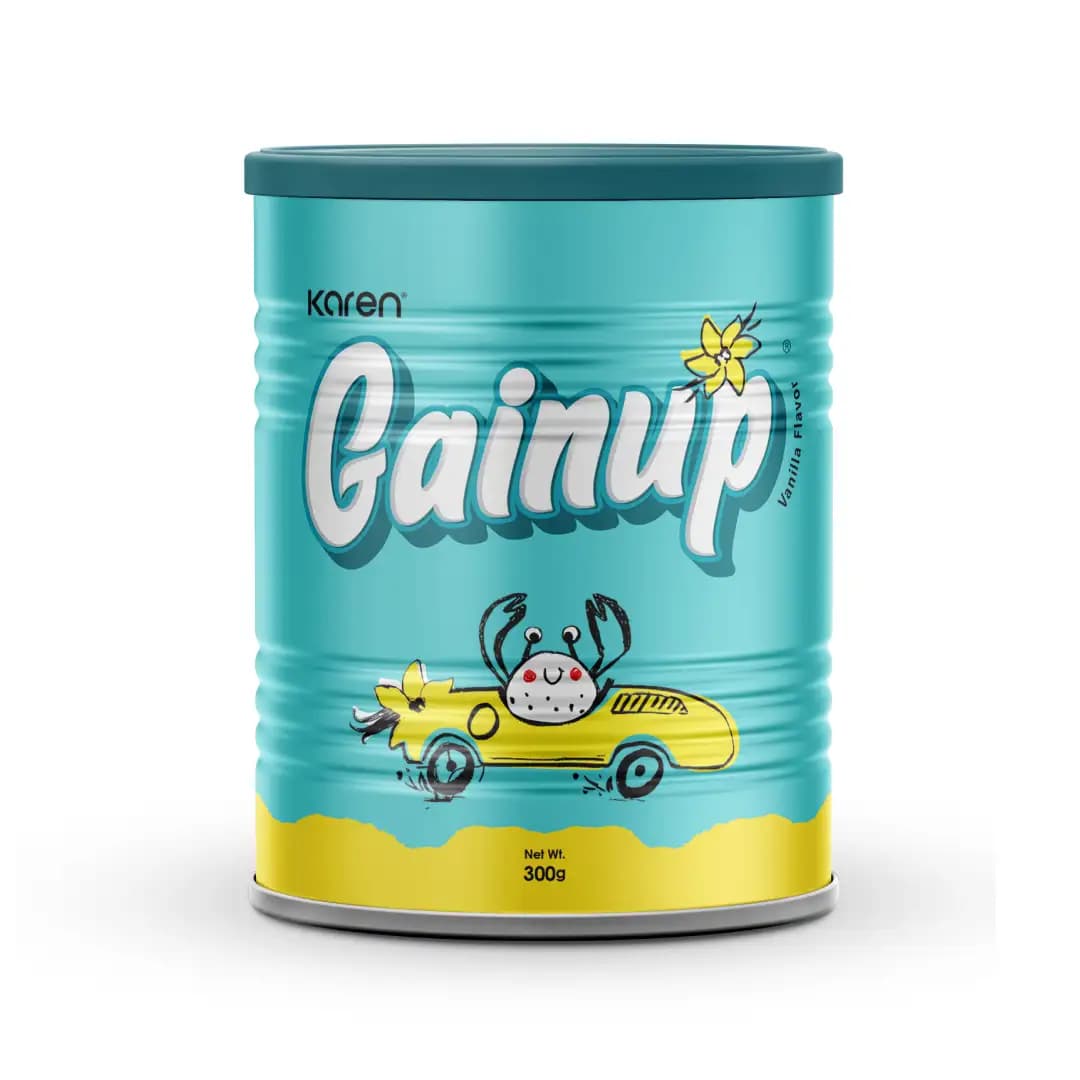 گین اپ کودکان کارن طعم وانیل 300 گرم/Karen Gain Up Children Vanilla flavor Supplement 300 g — تصویر ۲