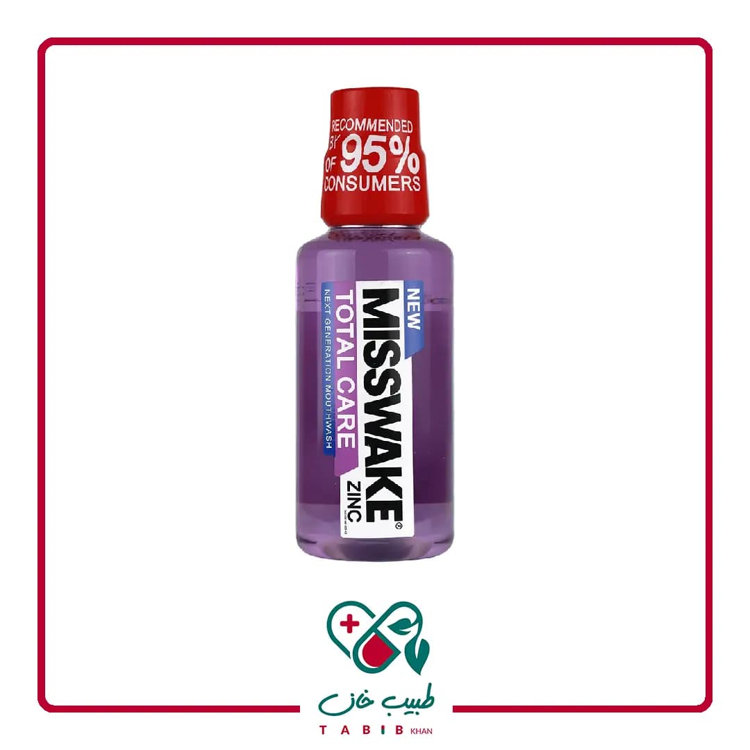 دهانشویه توتال کر میسویک 400 میلی لیتر/Misswake Total Care Mouth Wash 400 ml