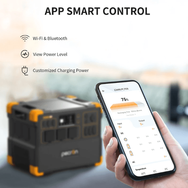 پاور استیشن 3600 وات پکرون مدل E3600 LFP ظرفیت 600000 میلی آمپر ساعت — تصویر ۵