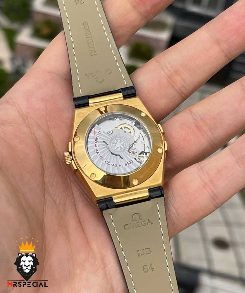 ساعت مچی مردانه امگا کانسلیشن اتوماتیک بند چرم صفحه مشکی OMEGA CONSTELLATION 00926 — تصویر ۶