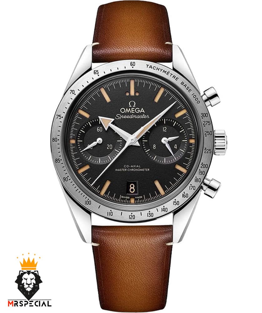 ساعت مچی مردانه امگا اسپیدمستر کرنوگراف چرم OMEGA SPEEDMASTER 1478