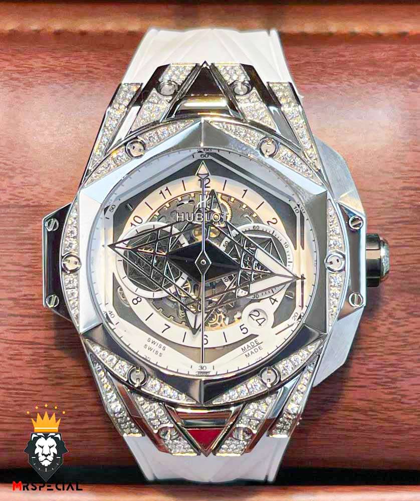 ساعت مچی مردانه هابلوت کهکشانی فول نگین HUBLOT Sang Bleu 1249 — تصویر ۲