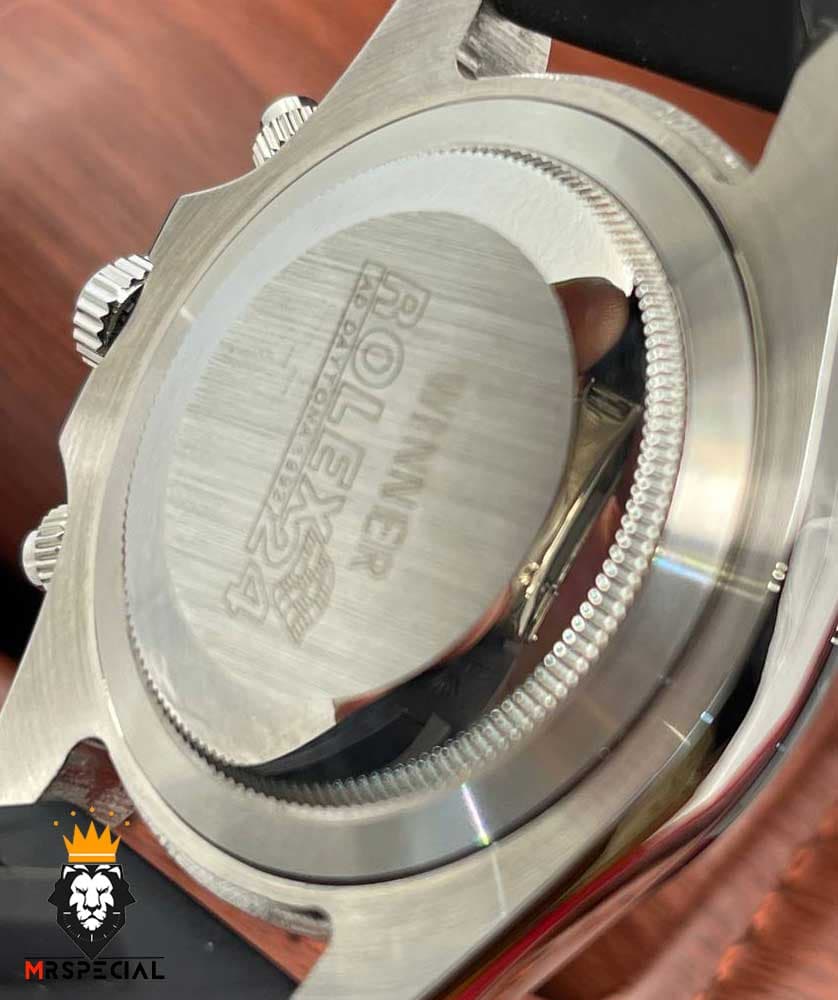 ساعت مردانه رولکس مدل دیتونا کرنوگراف بند رابر صفحه مشکی 5893 ROLEX DAYTONA — تصویر ۶