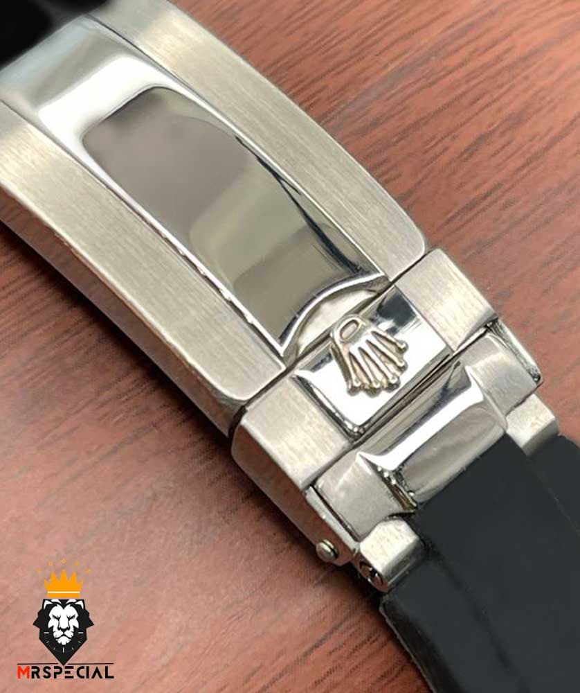 ساعت مردانه رولکس مدل دیتونا کرنوگراف بند رابر صفحه مشکی 5893 ROLEX DAYTONA — تصویر ۷