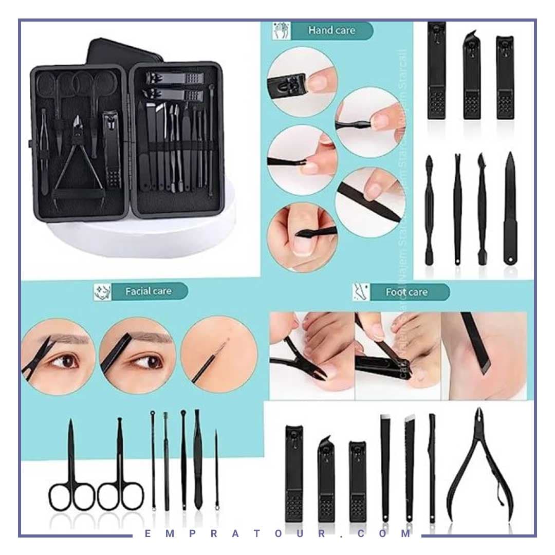 ست مانیکور مسافرتی 18 کاره گرین لاین Green Lion 18 in 1 Manicure Travel Cutter — تصویر ۴