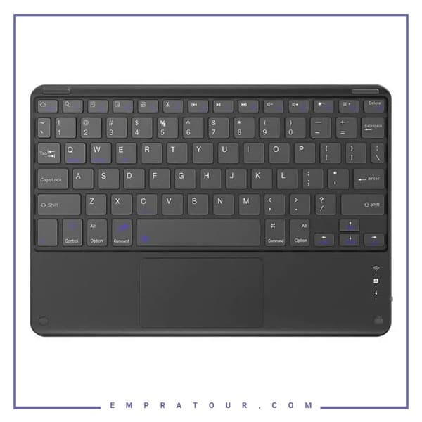 کیبورد بلوتوثی همراه با تاچ پد کوتسی Coteci Portable Bluetooth Smart Keyboard 64015 — تصویر ۲