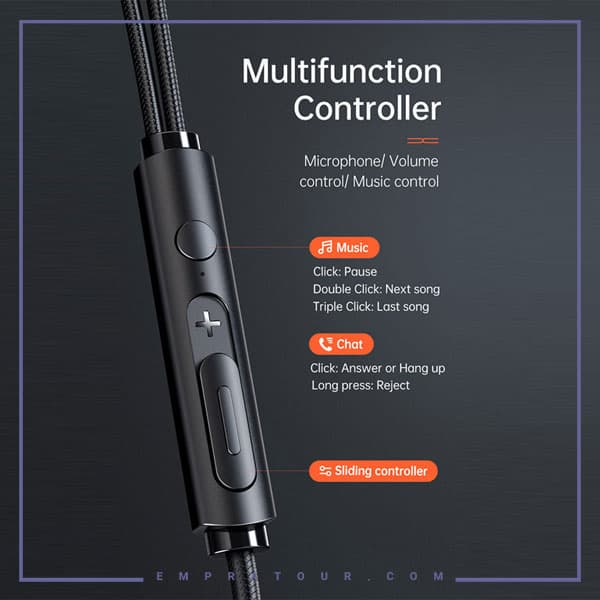 هندزفری سیمی گیمینگ لایتنینگ مک دودو Mcdodo Gaming Lightning Earphone HP-1350 — تصویر ۹