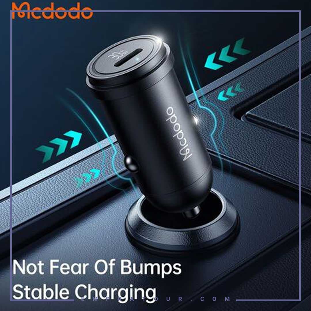 شارژر فندکی مکدودو 30 وات به همراه تایپ سی به لایتنینگ MCDODO CC-7492 — تصویر ۶