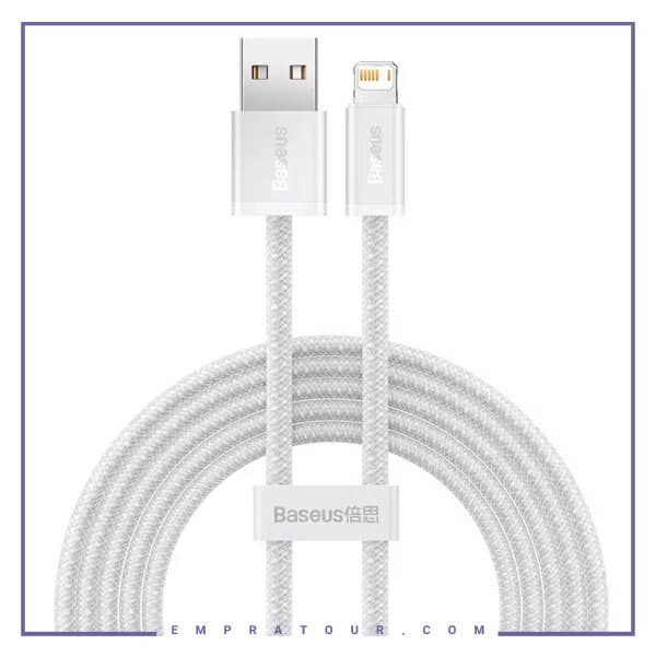 کابل شارژ لایتنینگ 1 متری بیسوس Baseus Dynamic Fast Charging Data Cable CALD000402 — تصویر ۲
