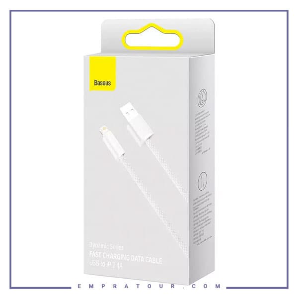 کابل شارژ لایتنینگ 1 متری بیسوس Baseus Dynamic Fast Charging Data Cable CALD000402 — تصویر ۶