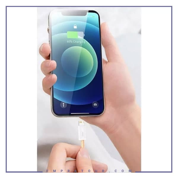 کابل شارژ لایتنینگ 1 متری بیسوس Baseus Dynamic Fast Charging Data Cable CALD000402 — تصویر ۷