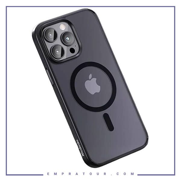 قاب محافظ نیمه شفاف مگ سيف مک دودو Mcdodo Iphone 15 Pro Magnetic Case PC-533
