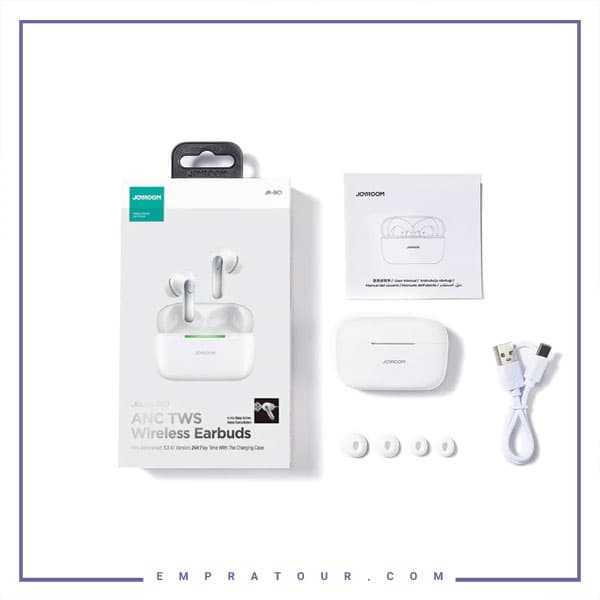 هندزفری بلوتوث جویروم Joyroom ANC TWS Wireless Earbuds JR-BC1 — تصویر ۵