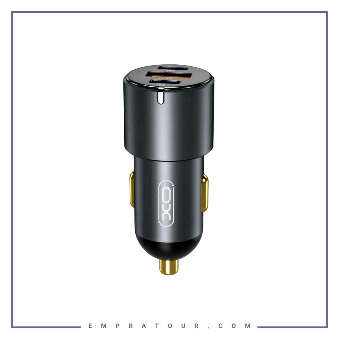 شارژر فندکی 3 پورت 65 وات ایکس او XO-CC45 DUAL PD CAR CHARGER — تصویر ۵