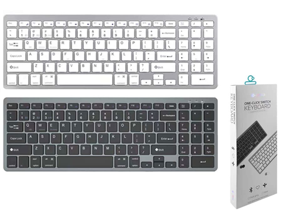 کیبورد بی سیم سه حالته کوتتسی Coteetci Three-mode wireless keyboard 84007 — تصویر ۱۲