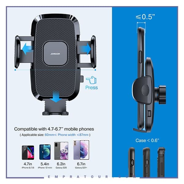 هولدر رو داشبوردی جویروم Joyroom Mechanical Car Holder JR-ZS259 — تصویر ۸