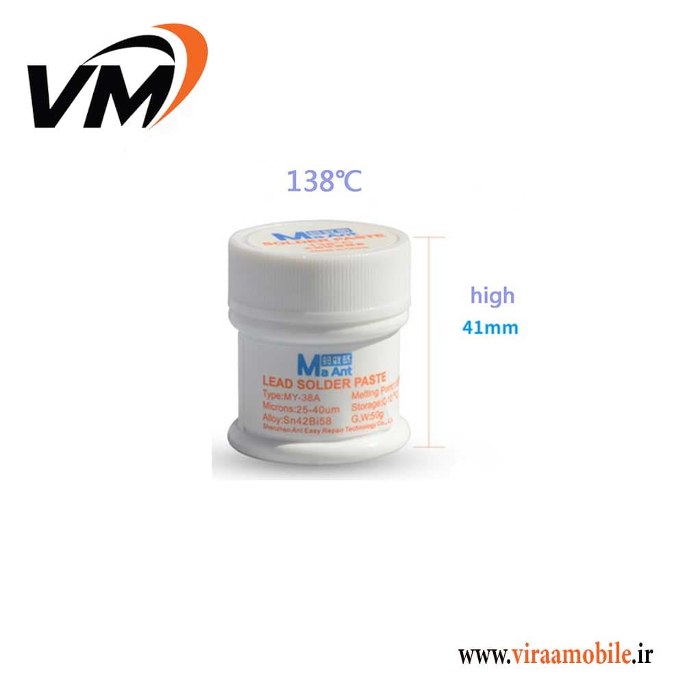 خمیر قلع 138 درجه سانتیگراد مانت MaAnt MY-38A — تصویر ۲