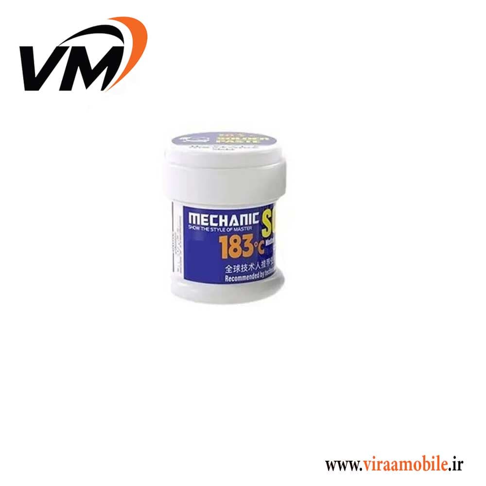 خمیر قلع 183 درجه 50 گرمی مکانیک MECHANIC ZW50 — تصویر ۲