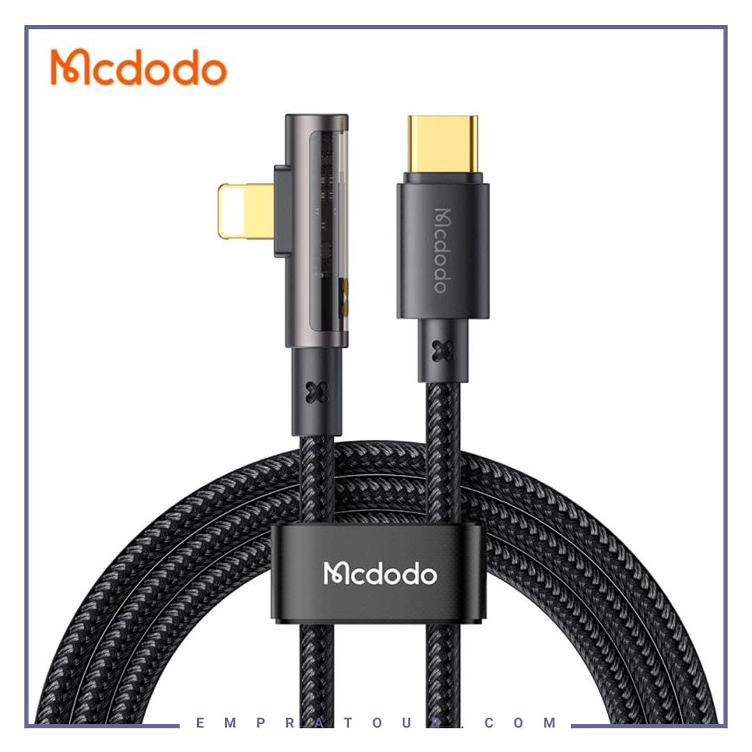 کابل 1.2 متری لایتنینگ به Type C مک دودو MCDODO 36W Type C To Lightning Data cable CA-3390 — تصویر ۲