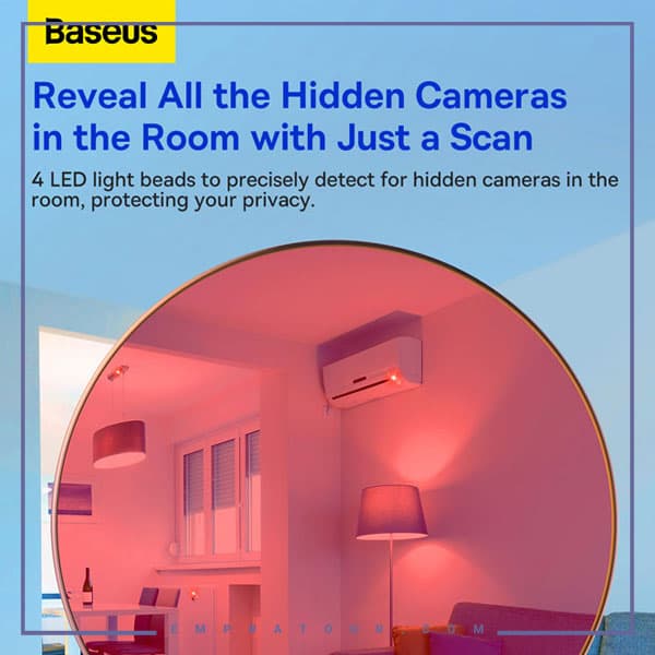 ردیاب دوربین مخفی بیسوس Baseus Heyo Camera Detector FMHY000001 — تصویر ۴
