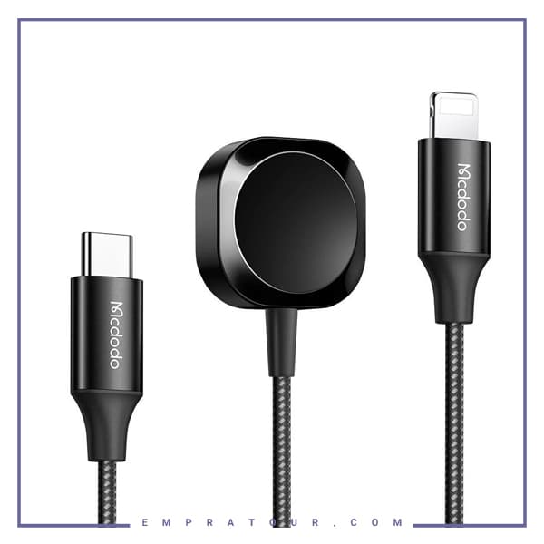 شارژر اپل واچ دو کاره مکدودو Mcdodo 2 In 1 WirelessCharger For Apple Watch &amp; Phone CH-2980
