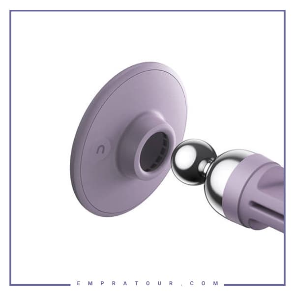 پایه نگهدارنده دریچه کولری بیسوس Baseus C01 Magnetic Phone Holder SUCC000105 — تصویر ۵