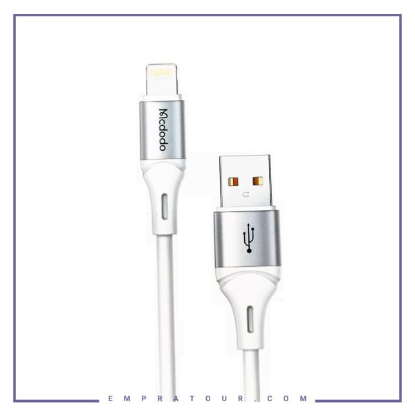 کابل فست شارژ لایتنینگ 1.2 متری مک دودو Mcdodo Lightning Data Cable CA-183