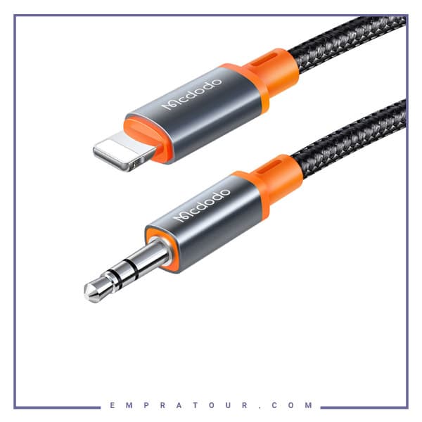 کابل تبدیل لایتنینگ به AUX طول 1.8 متر مک دودو Mcdodo CA-0890 — تصویر ۳