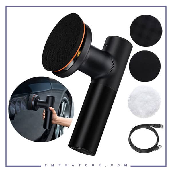 دستگاه واکس شارژی خودرو بیسوس Baseus New Power Cordless Electric Polisher CRDLQ-B01 — تصویر ۵