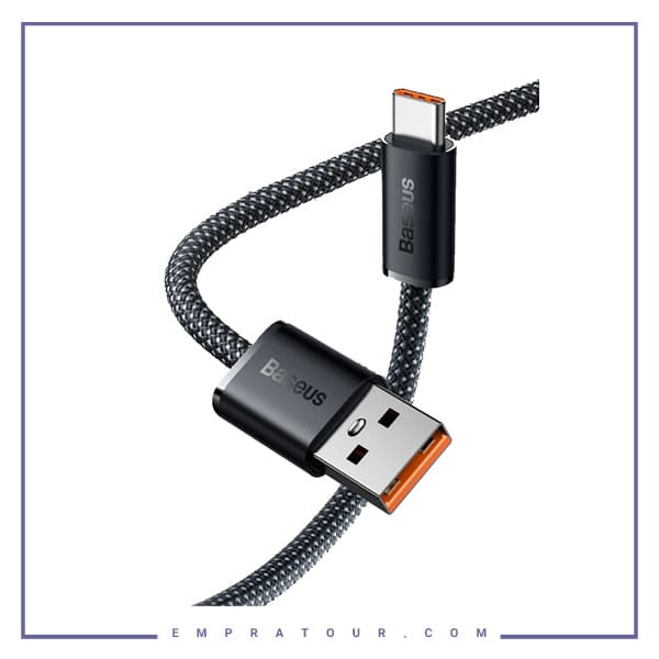 کابل شارژ فست تایپ سی 100 وات 1 متر Baseus Dynamic Series Fast Charging Data Cable USB to Type-C CALD000602 — تصویر ۵