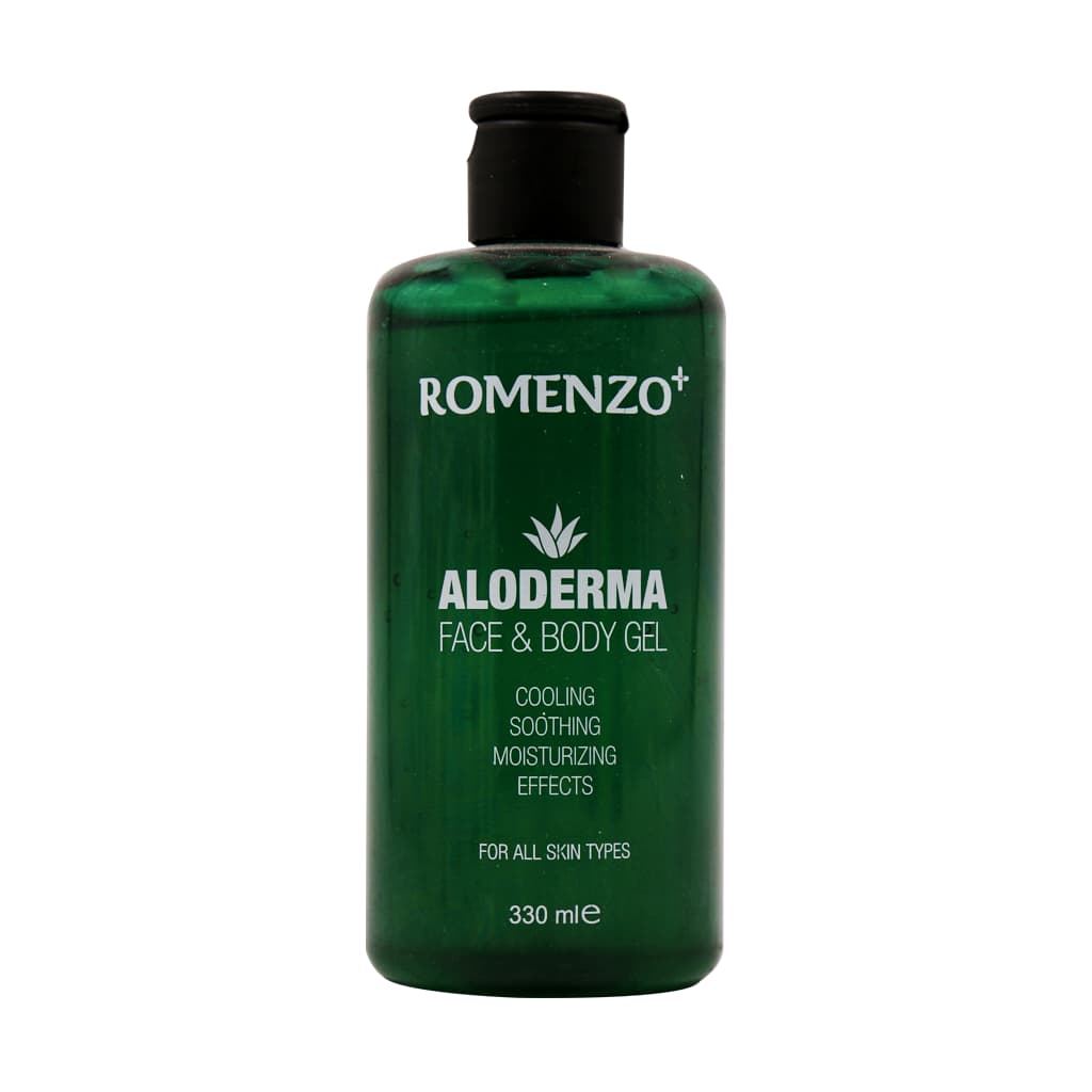 ژل آلوئه ورا آبرسان رومنزو مناسب انواع پوست 330 میلی لیتر — تصویر ۴