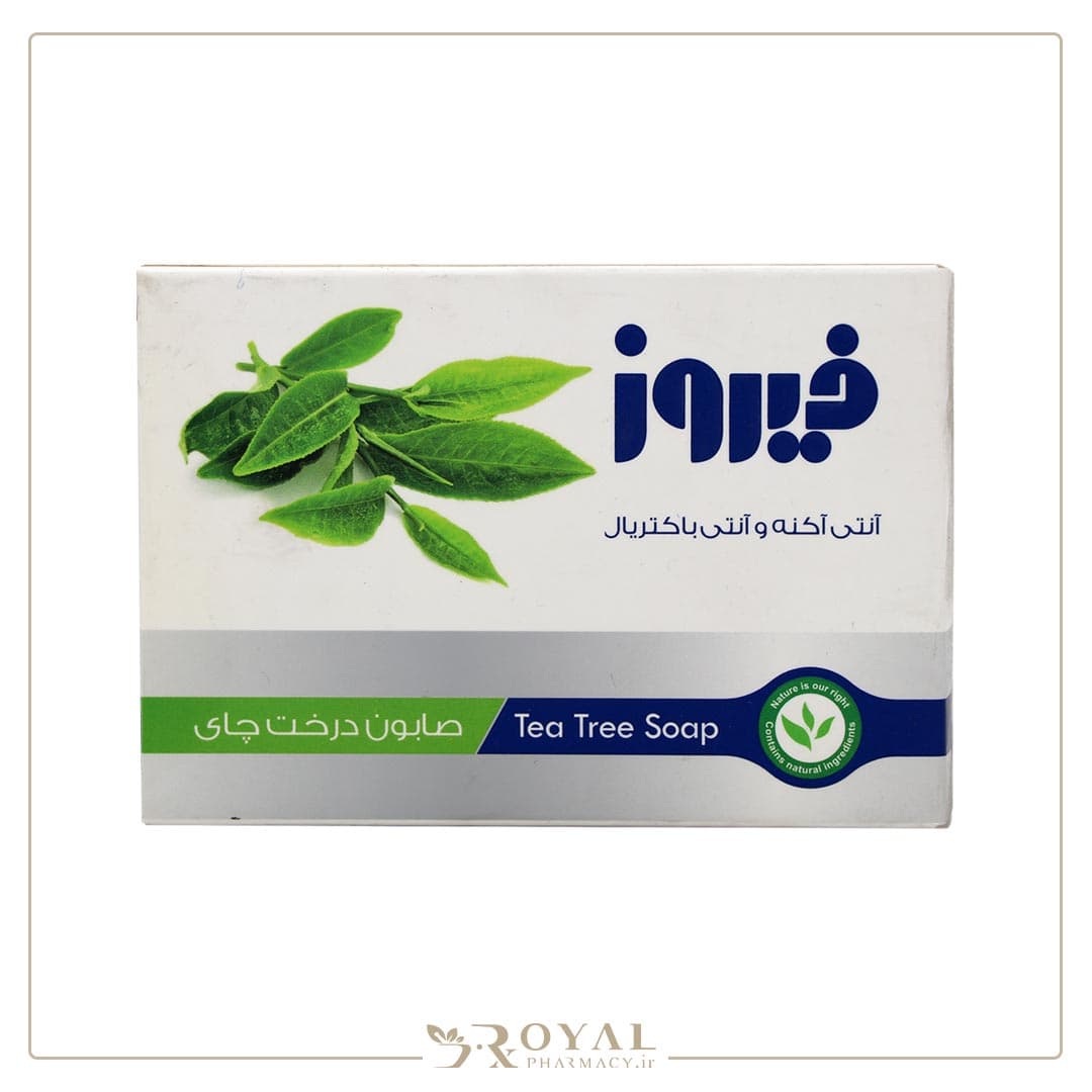 صابون چای سبز آنتی آکنه فیروز 120 گرم — تصویر ۷