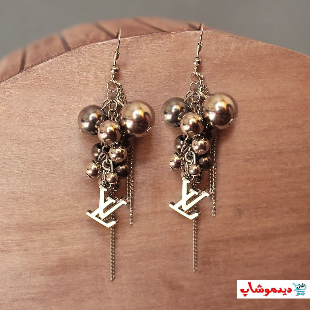 گوشواره طرح خوشه کد 0179 — تصویر ۳