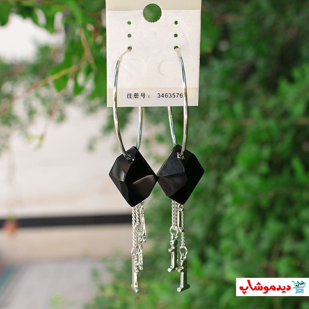 گوشواره زنجیری حلقه