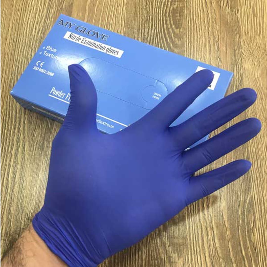 دستکش نیتریل بدون پودر My Glove