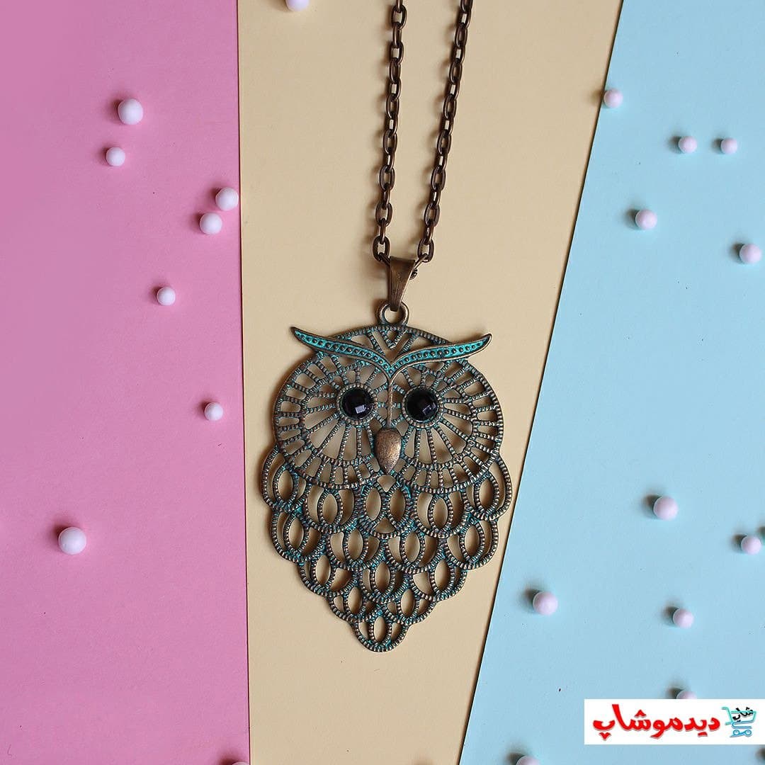 گردنبند جغد رو مانتویی — تصویر ۶