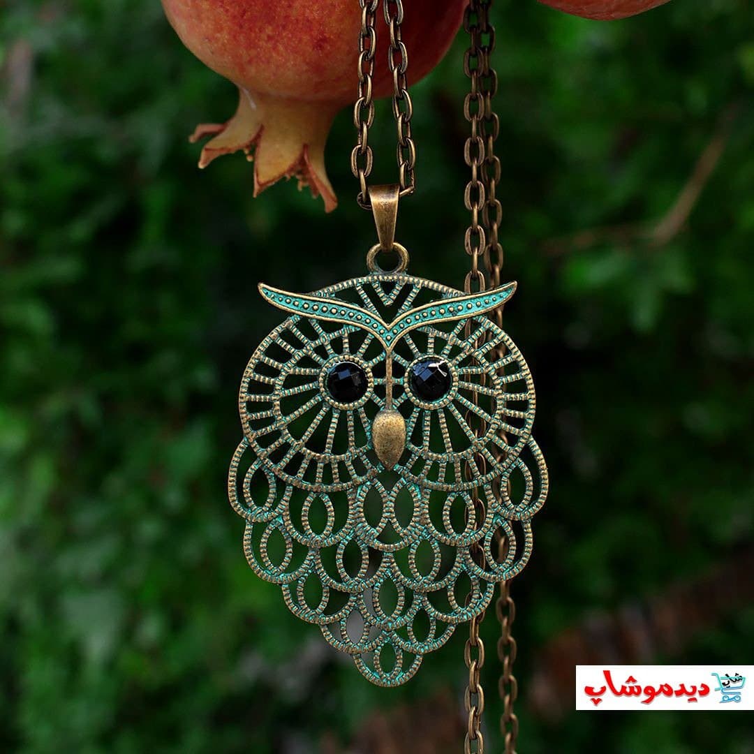 گردنبند جغد رو مانتویی — تصویر ۷