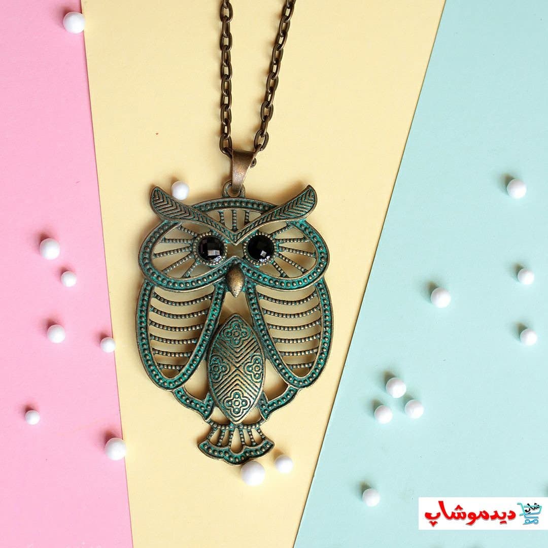 گردنبند جغد رو مانتویی — تصویر ۱۱