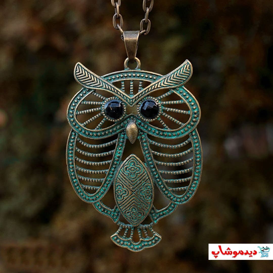 گردنبند جغد رو مانتویی