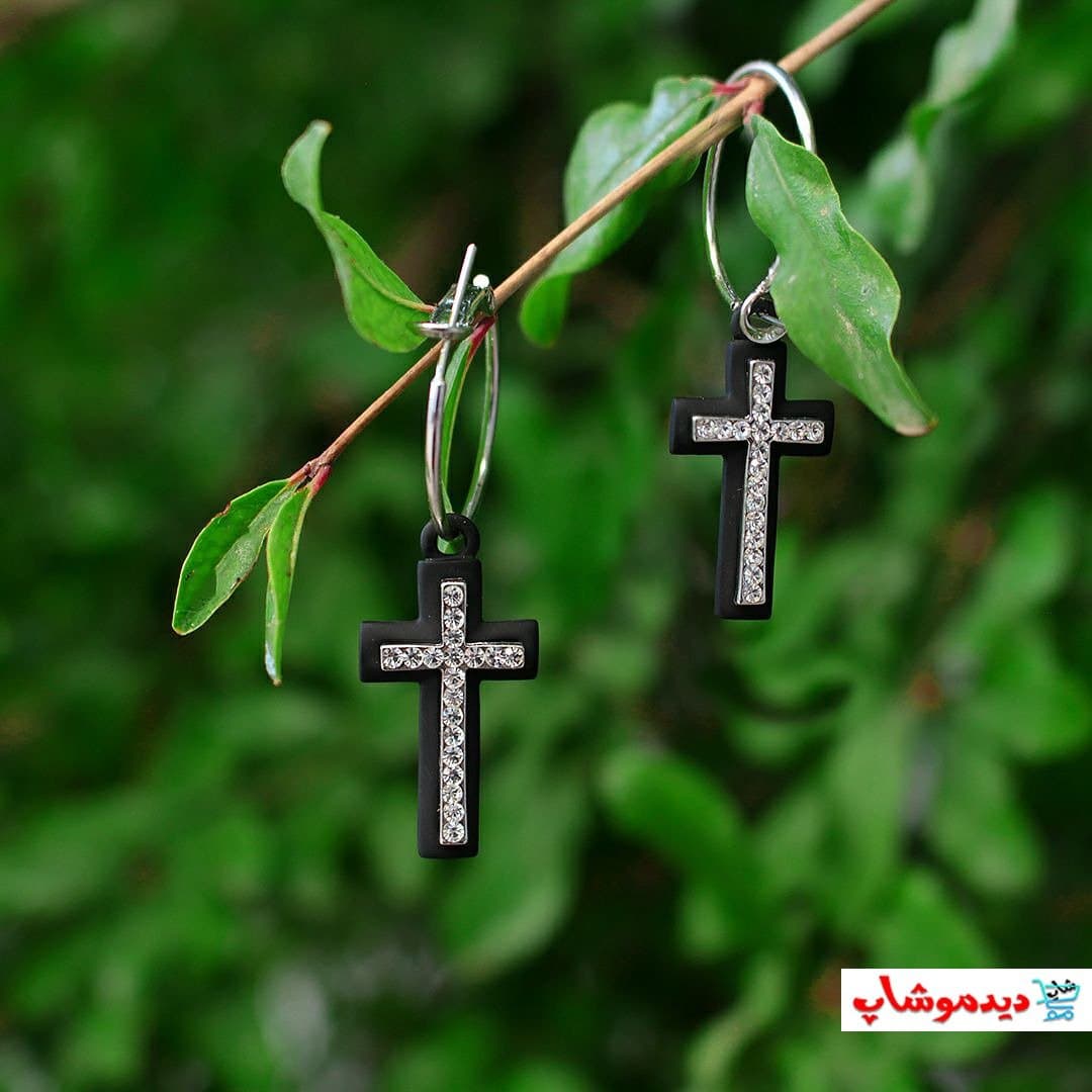 گوشواره صلیب کد 0163 — تصویر ۳