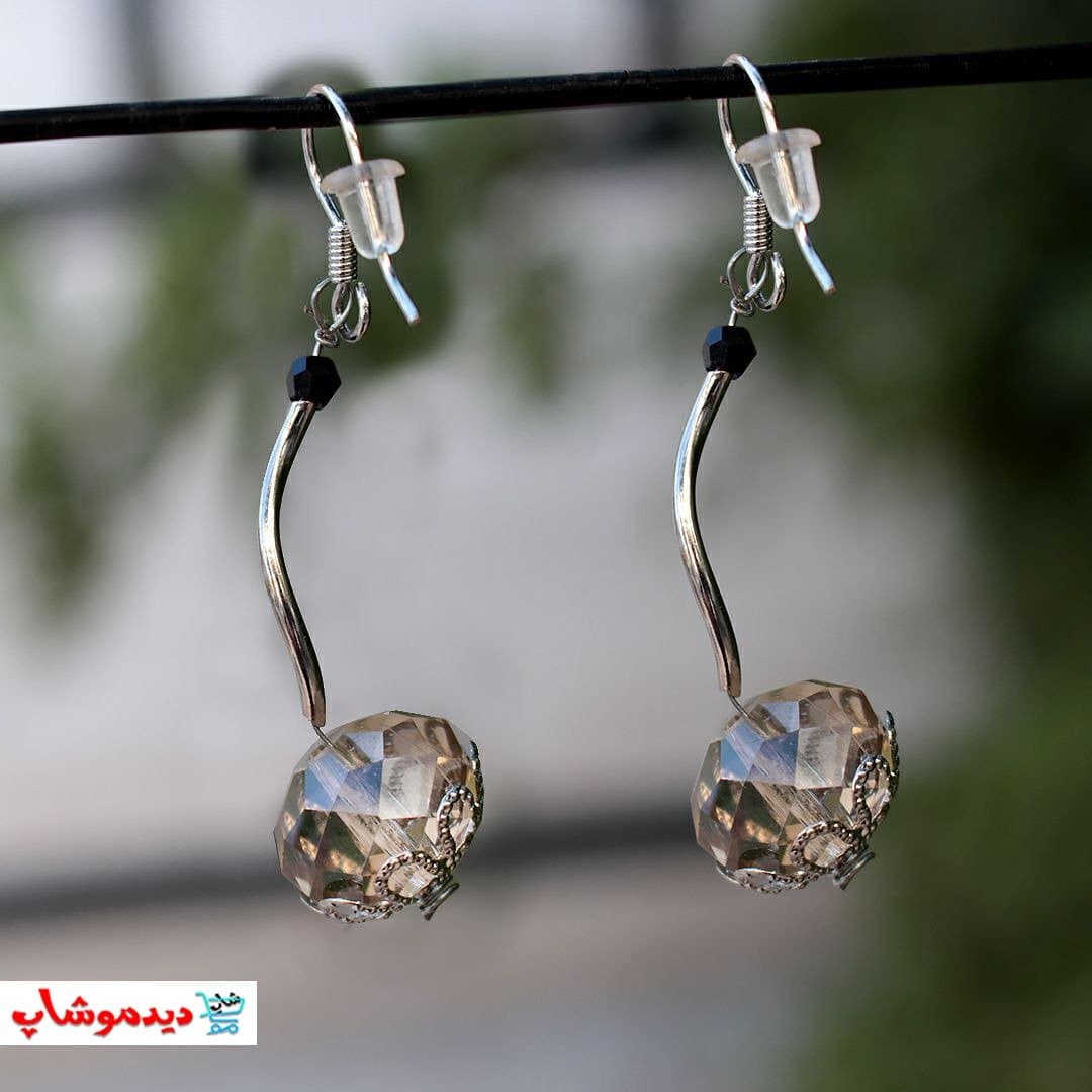 گوشواره طرح الماسی کد 10163 — تصویر ۸