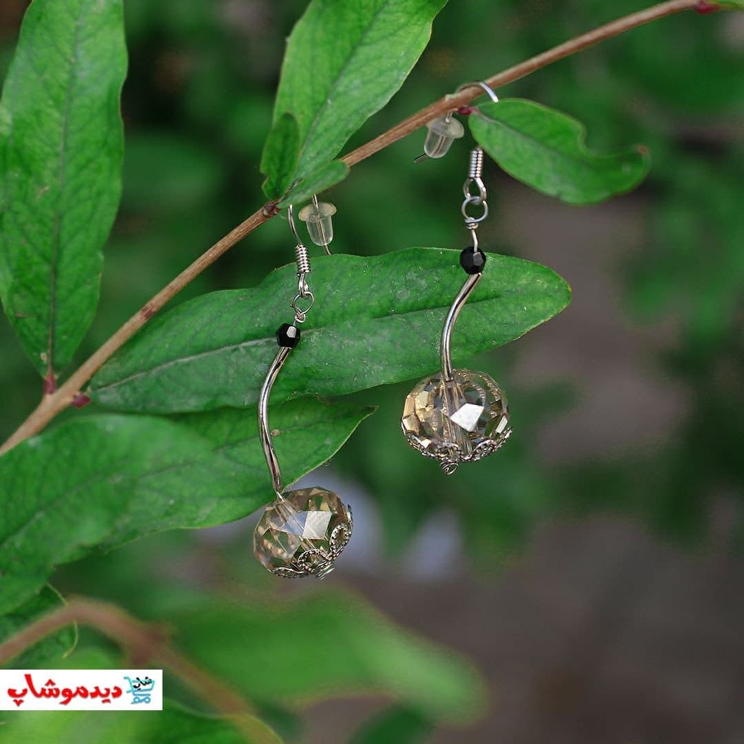 گوشواره طرح الماسی کد 10163 — تصویر ۷