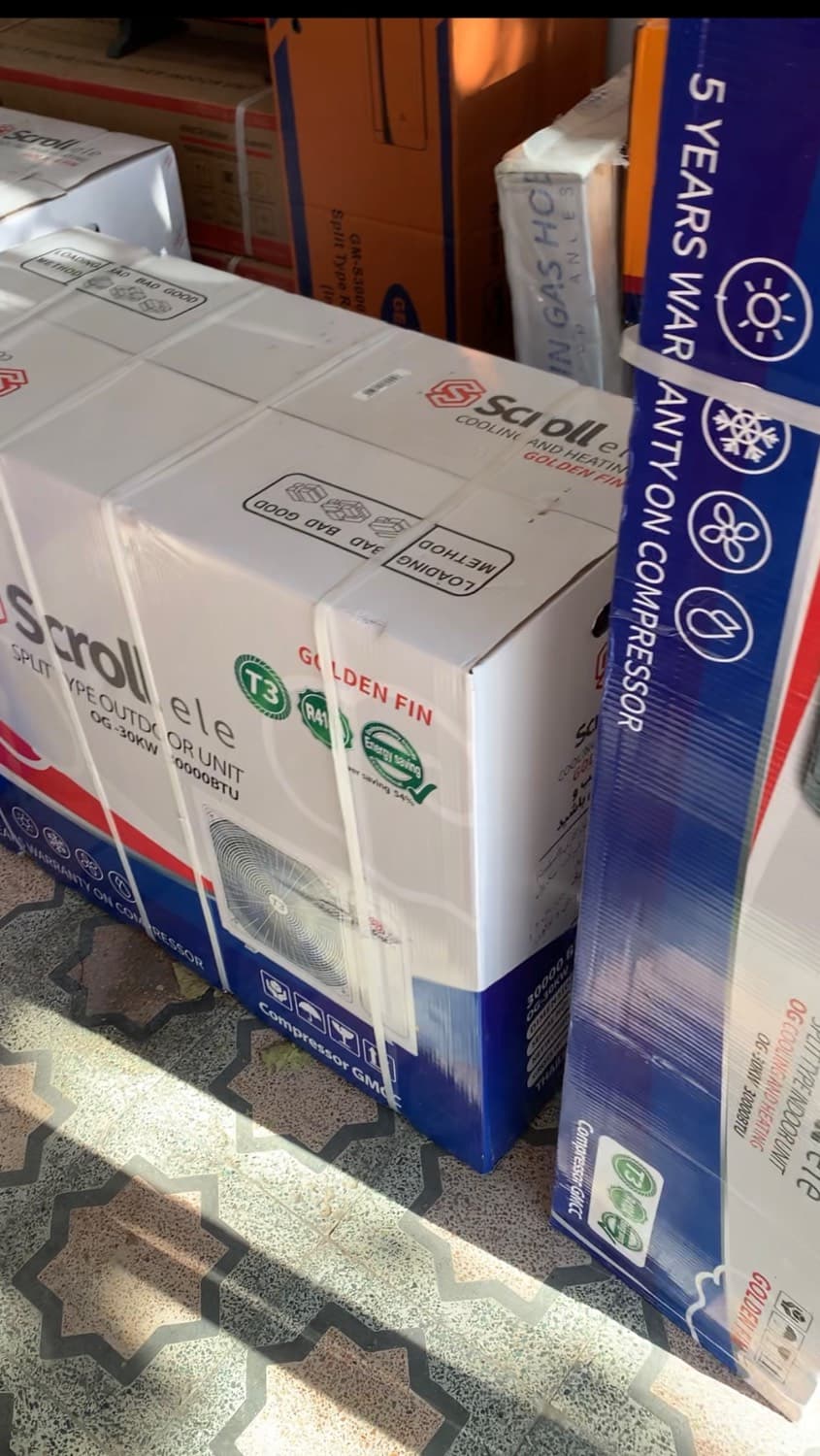 کولر گازی دیواری 24000 اسکرول SCROLL OG-24KW-T3 — تصویر ۱۲