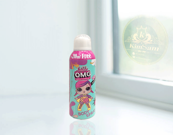 اسپری کودک طرح دخترانه Lol O.M.G — تصویر ۴