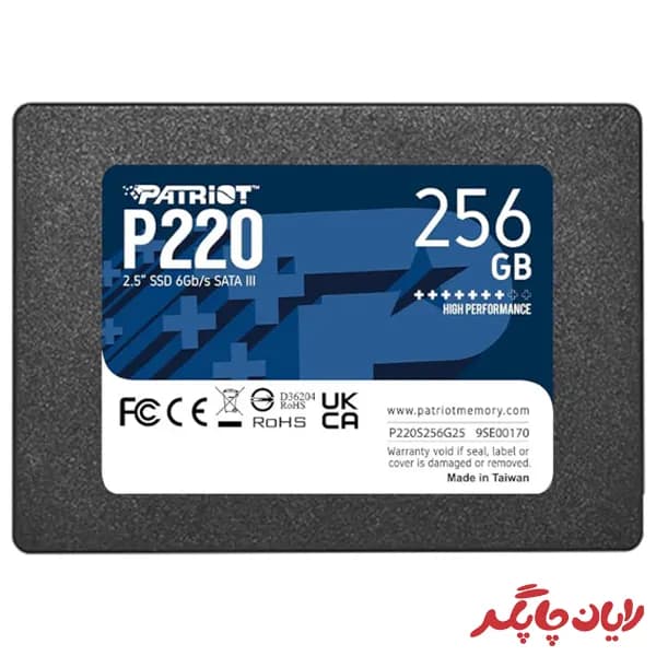 حافظه اس اس دی اینترنال پاتریوت مدل P220 ظرفیت 256گیگابایت — تصویر ۲