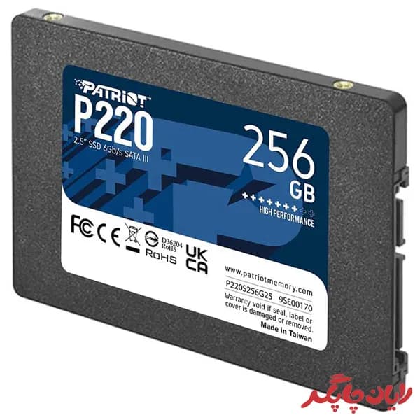 حافظه اس اس دی اینترنال پاتریوت مدل P220 ظرفیت 256گیگابایت — تصویر ۳