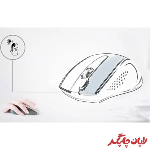 کیبورد و ماوس سیم دار ای فورتک مدل A4TECH KK-3330S — تصویر ۵
